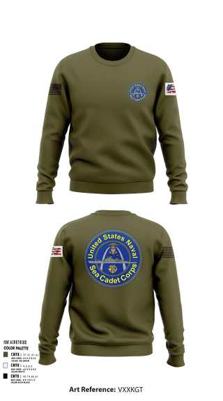 Crew Neck Sweatshirt, Battleship misssouri, Navy, Teamtime, Team time, sublimation, custom sports apparel, team uniforms, spirit wear, spiritwear, sports uniforms, custom shirts, team store, custom team store, fundraiser sports, apparel fundraiser