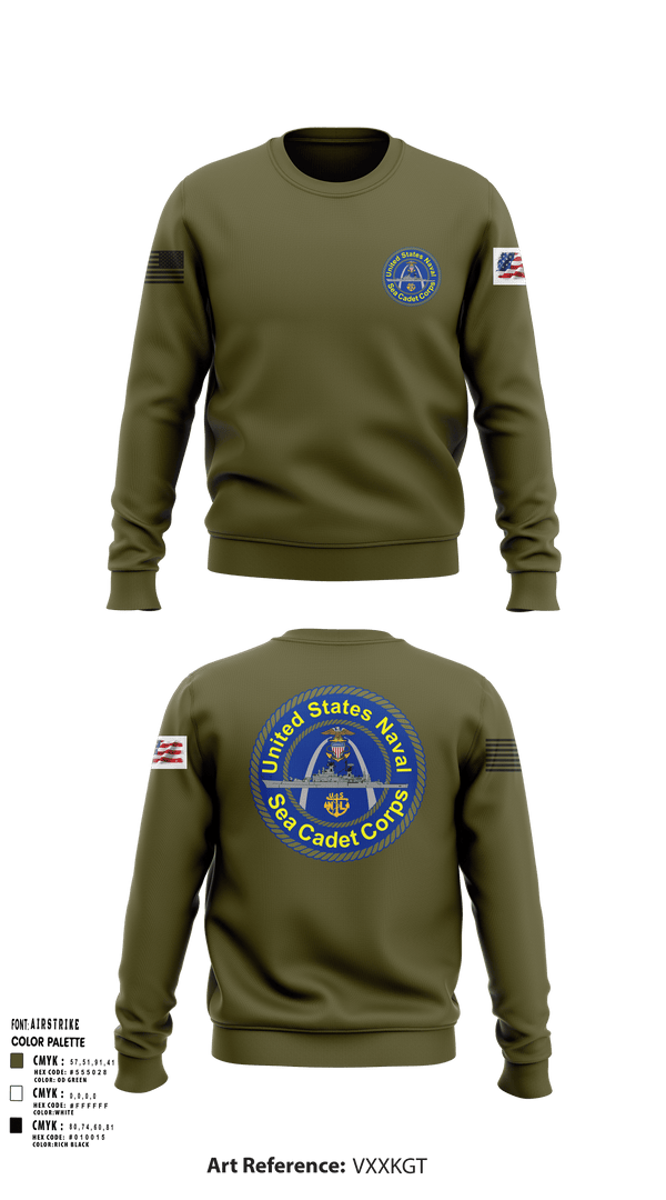 Crew Neck Sweatshirt, Battleship misssouri, Navy, Teamtime, Team time, sublimation, custom sports apparel, team uniforms, spirit wear, spiritwear, sports uniforms, custom shirts, team store, custom team store, fundraiser sports, apparel fundraiser