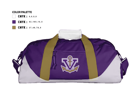 Duffle Bag, Vermilion High School Golf, Golf, Teamtime, Team time, sublimation, custom sports apparel, team uniforms, spirit wear, spiritwear, sports uniforms, custom shirts, team store, custom team store, fundraiser sports, apparel fundraiser