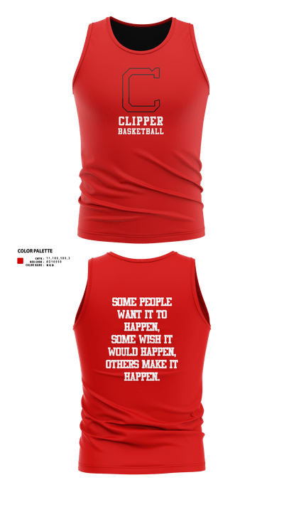 Columbiana High School Basketball 83089115 Tank Top - 40 (1)