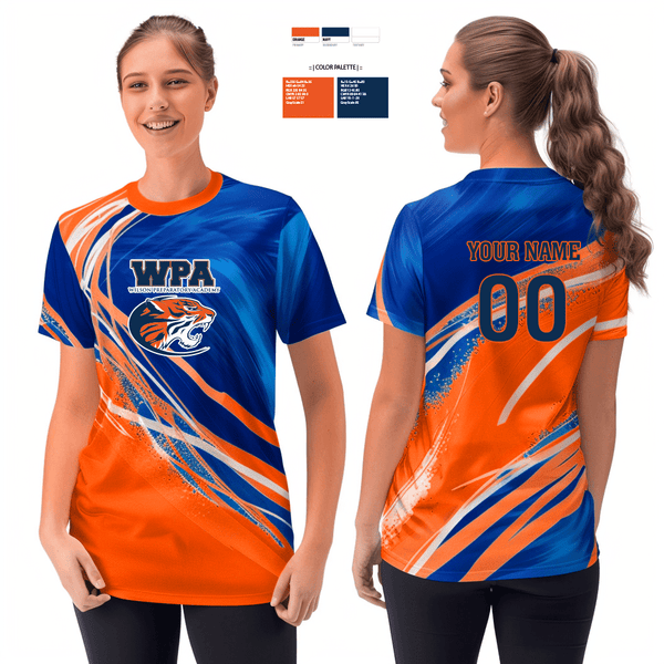 Short Sleeve Performance Shirt, Wilson Preparatory Academy (High School) Volleyball, Women's Volleyball, Teamtime, Team time, sublimation, custom sports apparel, team uniforms, spirit wear, spiritwear, sports uniforms, custom shirts, team store, custom team store, fundraiser sports, apparel fundraiser