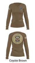 Swampscott Police 55581807 Women's Long Sleeve V-neck Shirt - 16