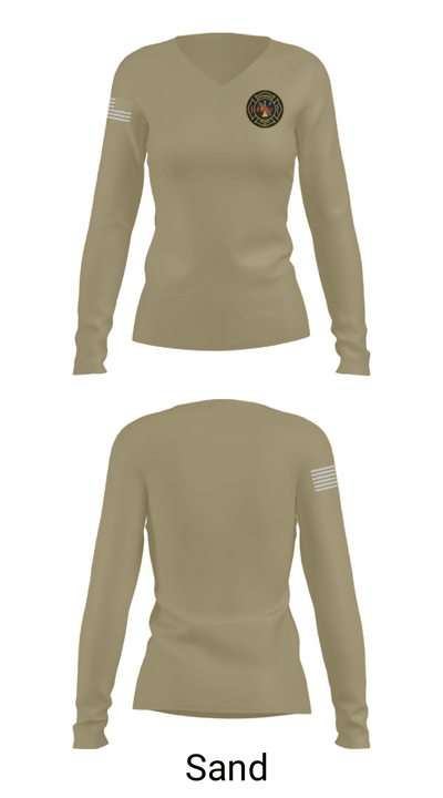 Ravenswood Volunteer Fire Department 47205715 Women's Long Sleeve V-neck Shirt - 97