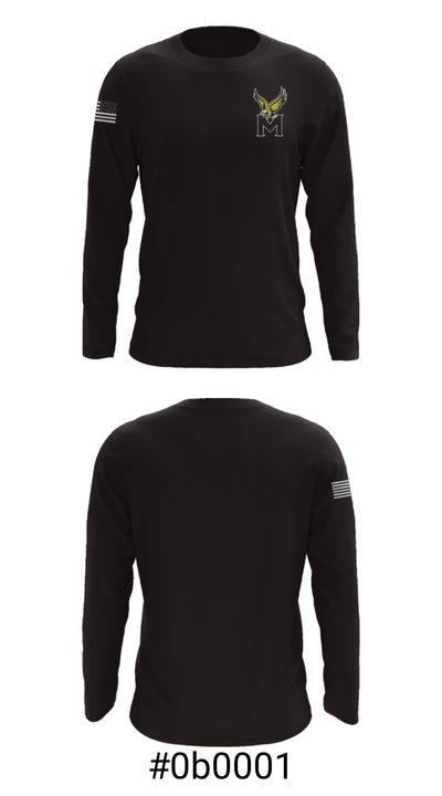 Midland Community High School Softball 56589976 Long Sleeve Performance Shirt - 18