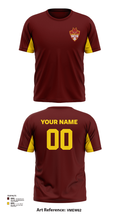 Marion High School Soccer 2860399 Short Sleeve Performance Shirt - 138
