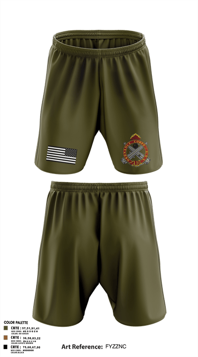531st Hospital Center 19042289 Athletic Shorts With Pockets - 1
