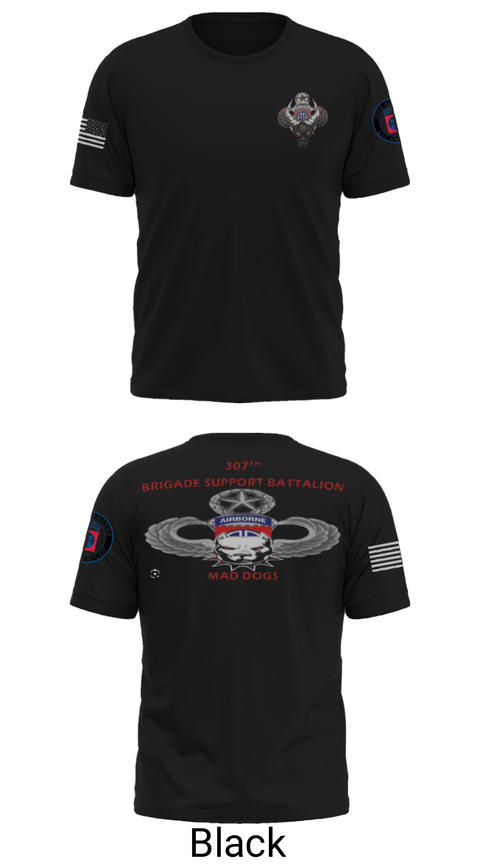 Old School Cotton Feel Shirt, 307th bsb, Army, Teamtime, Team time, sublimation, custom sports apparel, team uniforms, spirit wear, spiritwear, sports uniforms, custom shirts, team store, custom team store, fundraiser sports, apparel fundraiser