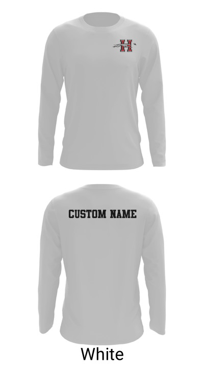 Greyhounds Badminton 55285916 Long Sleeve Performance Shirt - 4