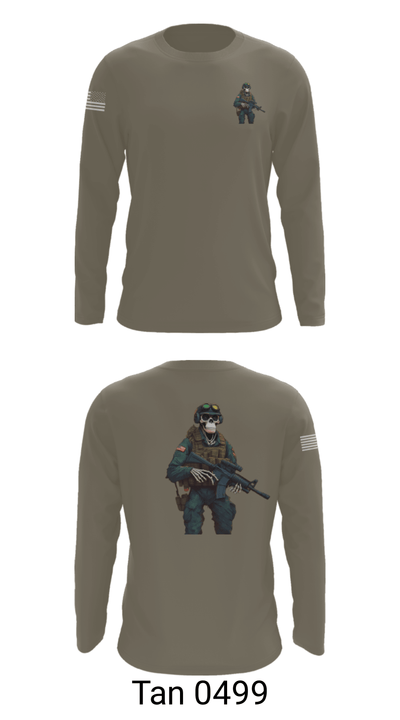 3d lsb 39792160 Long Sleeve Performance Shirt - 66