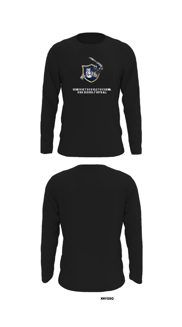 Long Sleeve Performance Shirt, Somerset Berkley Regional High School Football, Football, Teamtime, Team time, sublimation, custom sports apparel, team uniforms, spirit wear, spiritwear, sports uniforms, custom shirts, team store, custom team store, fundraiser sports, apparel fundraiser