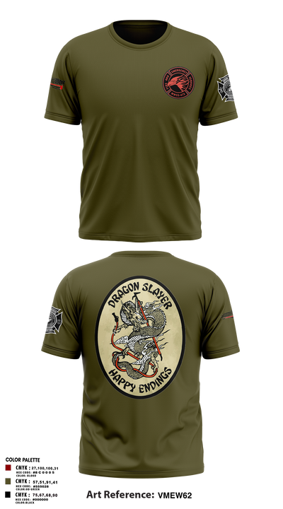 Marine Wing Support Squadron 473 1974878 Old School Cotton Feel Shirt - 5