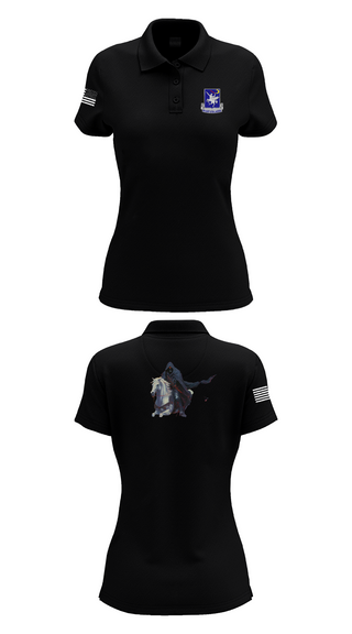 Womens Short Sleeve Performance Polo, 160th SOAR (A), , Teamtime, Team time, sublimation, custom sports apparel, team uniforms, spirit wear, spiritwear, sports uniforms, custom shirts, team store, custom team store, fundraiser sports, apparel fundraiser