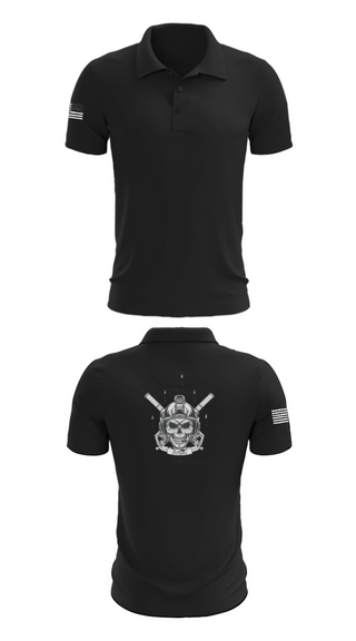 Short Sleeve Performance Polo, C co 1-185 Th, Army, Teamtime, Team time, sublimation, custom sports apparel, team uniforms, spirit wear, spiritwear, sports uniforms, custom shirts, team store, custom team store, fundraiser sports, apparel fundraiser
