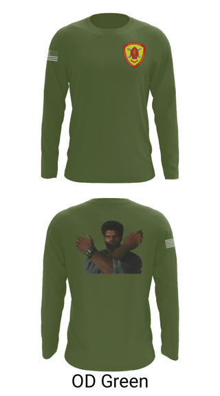 Long Sleeve Performance Shirt, 10th Marine Regiment, Marines, Teamtime, Team time, sublimation, custom sports apparel, team uniforms, spirit wear, spiritwear, sports uniforms, custom shirts, team store, custom team store, fundraiser sports, apparel fundraiser