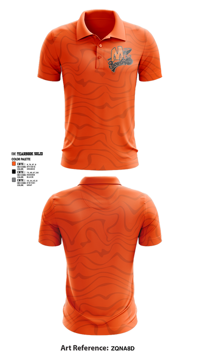 Minooka Community High School-South Campus Bowling 44629858 Short Sleeve Performance Polo - 1