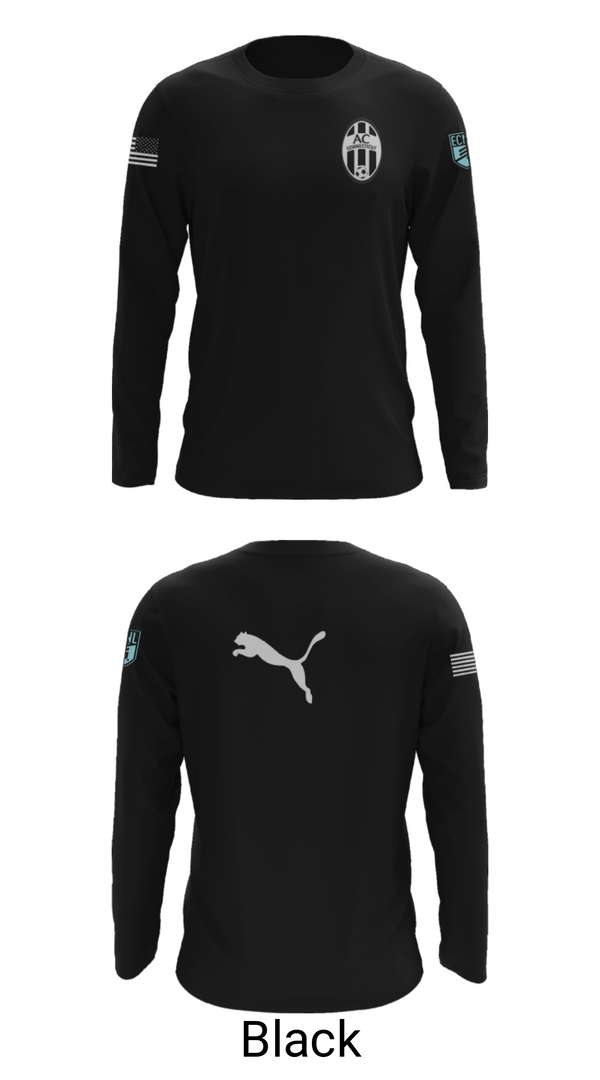 Long Sleeve Performance Shirt, Ac Connecticut, Men's Soccer, Teamtime, Team time, sublimation, custom sports apparel, team uniforms, spirit wear, spiritwear, sports uniforms, custom shirts, team store, custom team store, fundraiser sports, apparel fundraiser
