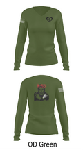 3rd squad 34801732 Women's Long Sleeve V-neck Shirt - 57