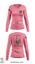 Bravo Bulldogs Women's Long Sleeve V-neck Shirt - 5