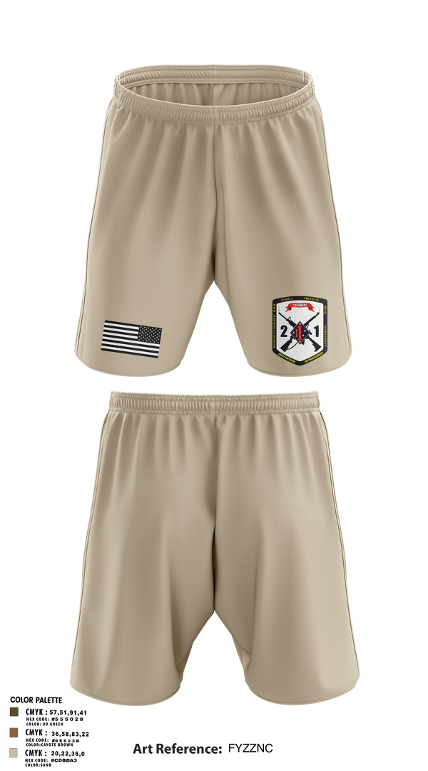 Athletic Shorts With Pockets, 2nd Battalion, 1st Marine Regiment, Marines, Teamtime, Team time, sublimation, custom sports apparel, team uniforms, spirit wear, spiritwear, sports uniforms, custom shirts, team store, custom team store, fundraiser sports, apparel fundraiser