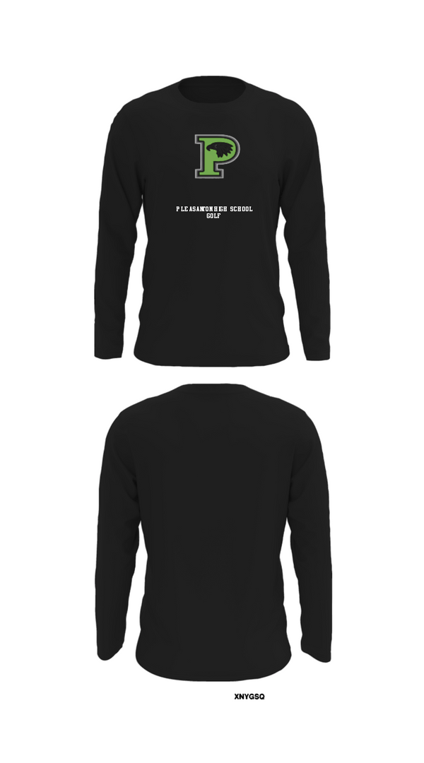 Long Sleeve Performance Shirt, Pleasanton High School Golf, Golf, Teamtime, Team time, sublimation, custom sports apparel, team uniforms, spirit wear, spiritwear, sports uniforms, custom shirts, team store, custom team store, fundraiser sports, apparel fundraiser