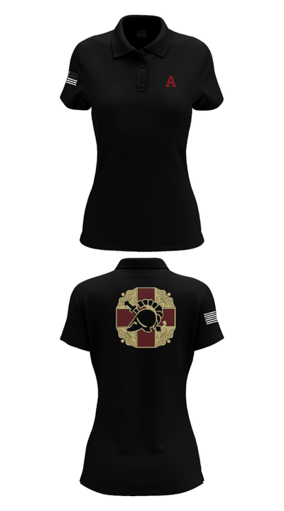 US MEDDAC 46009212 Women's Short Sleeve Performance Polo  - 35