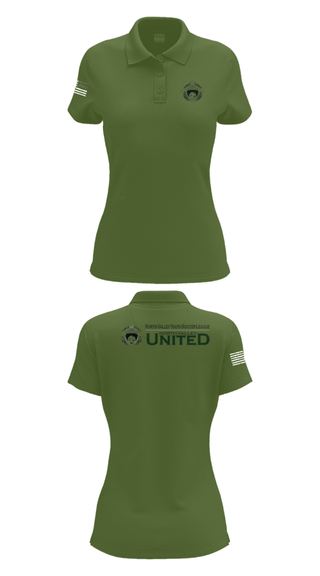 Women's Short Sleeve Performance Polo, North Valley Youth Soccer League, Men's Soccer, Teamtime, Team time, sublimation, custom sports apparel, team uniforms, spirit wear, spiritwear, sports uniforms, custom shirts, team store, custom team store, fundraiser sports, apparel fundraiser