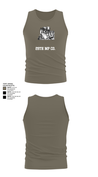 Tank Top, 29th MP CO., Fire Department, Teamtime, Team time, sublimation, custom sports apparel, team uniforms, spirit wear, spiritwear, sports uniforms, custom shirts, team store, custom team store, fundraiser sports, apparel fundraiser