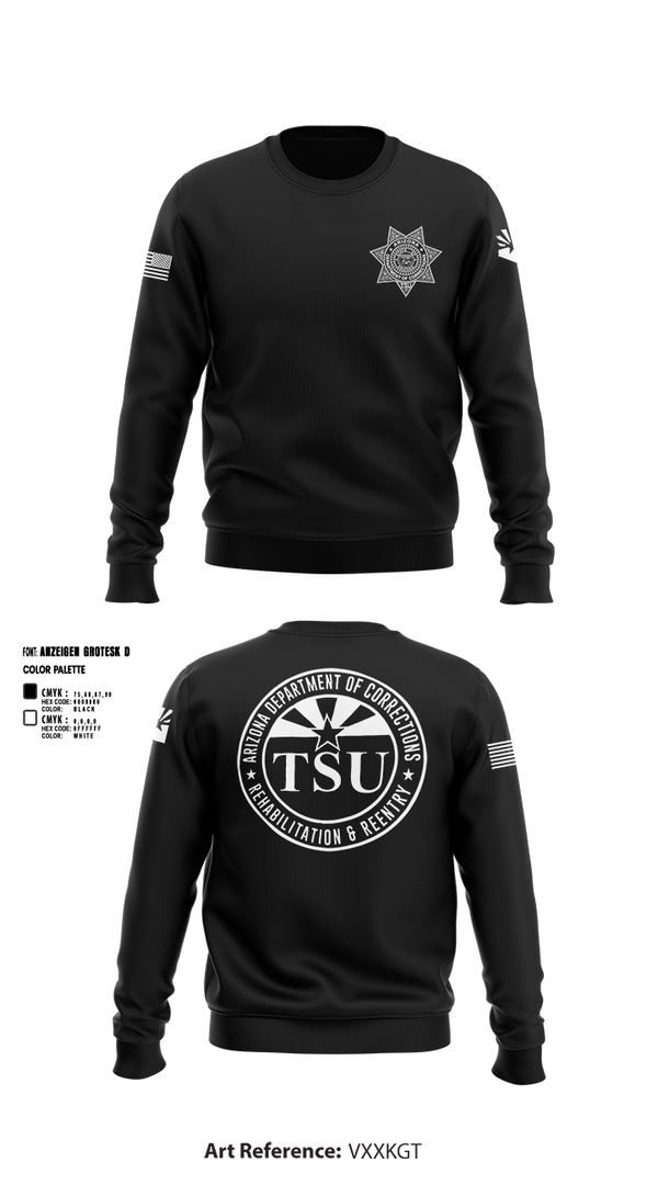 Crew Neck Sweatshirt, TSU, Police, Teamtime, Team time, sublimation, custom sports apparel, team uniforms, spirit wear, spiritwear, sports uniforms, custom shirts, team store, custom team store, fundraiser sports, apparel fundraiser