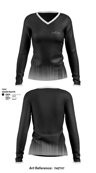 Womens Long Sleeve Vneck Shirt, SalesLeap, , Teamtime, Team time, sublimation, custom sports apparel, team uniforms, spirit wear, spiritwear, sports uniforms, custom shirts, team store, custom team store, fundraiser sports, apparel fundraiser