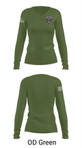 527th MP CO 93660019 Women's Long Sleeve V-neck Shirt - 57