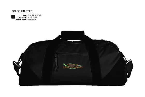 Duffle Bag, Tochi’s Landscaping, , Teamtime, Team time, sublimation, custom sports apparel, team uniforms, spirit wear, spiritwear, sports uniforms, custom shirts, team store, custom team store, fundraiser sports, apparel fundraiser