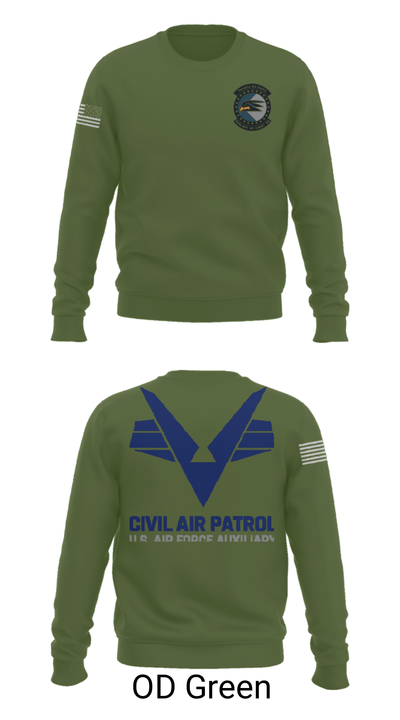 Sunlake High School Cadet Squadron 6161246 Crew Neck Sweatshirt - 45