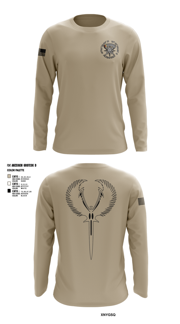 Long Sleeve Performance Shirt, XI. Inspektion, Army, Teamtime, Team time, sublimation, custom sports apparel, team uniforms, spirit wear, spiritwear, sports uniforms, custom shirts, team store, custom team store, fundraiser sports, apparel fundraiser