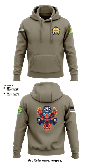 Hoodie, Phoenix H2F, Army, Teamtime, Team time, sublimation, custom sports apparel, team uniforms, spirit wear, spiritwear, sports uniforms, custom shirts, team store, custom team store, fundraiser sports, apparel fundraiser