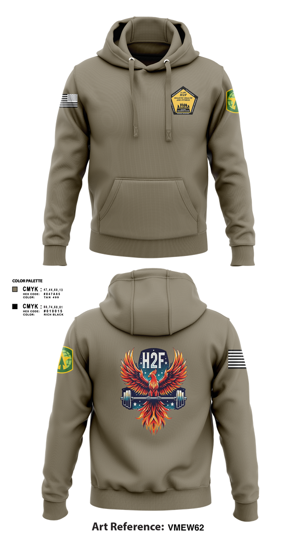 Hoodie, Phoenix H2F, Army, Teamtime, Team time, sublimation, custom sports apparel, team uniforms, spirit wear, spiritwear, sports uniforms, custom shirts, team store, custom team store, fundraiser sports, apparel fundraiser