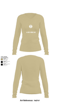 a-co 2-2in 3/10 62534223 Women's Long Sleeve V-neck Shirt -1 82
