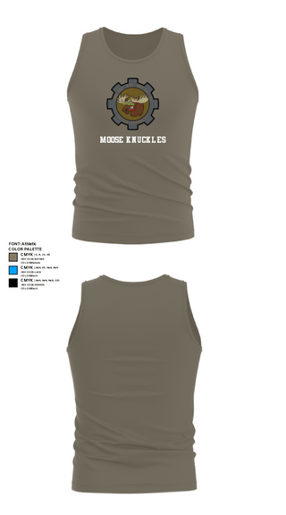 Tank Top, Moose Knuckles, Army, Teamtime, Team time, sublimation, custom sports apparel, team uniforms, spirit wear, spiritwear, sports uniforms, custom shirts, team store, custom team store, fundraiser sports, apparel fundraiser