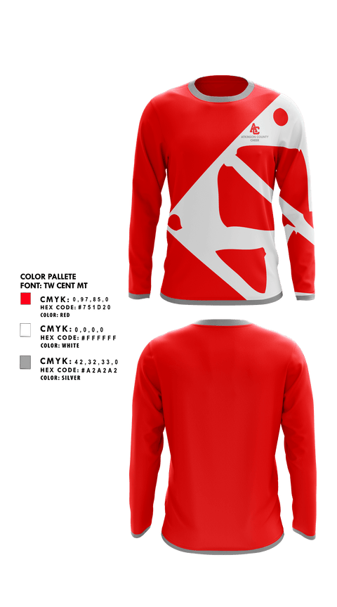 Long Sleeve Performance Shirt, Atkinson County High School Cheer, Cheer, Teamtime, Team time, sublimation, custom sports apparel, team uniforms, spirit wear, spiritwear, sports uniforms, custom shirts, team store, custom team store, fundraiser sports, apparel fundraiser
