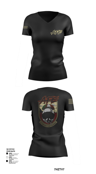 162 AFE 73313729 Women's Short Sleeve V-neck Shirt - 151