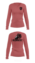 Greenon Knights 17208491 Women's Long Sleeve V-neck Shirt - 16