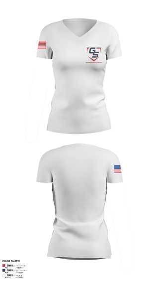 Womens Short Sleeve Vneck Shirt, Grand Slam Alabama, Baseball, Teamtime, Team time, sublimation, custom sports apparel, team uniforms, spirit wear, spiritwear, sports uniforms, custom shirts, team store, custom team store, fundraiser sports, apparel fundraiser