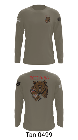 Long Sleeve Performance Shirt, ECHO-88, , Teamtime, Team time, sublimation, custom sports apparel, team uniforms, spirit wear, spiritwear, sports uniforms, custom shirts, team store, custom team store, fundraiser sports, apparel fundraiser