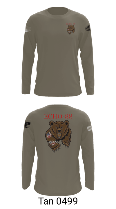 ECHO-88 83597069 Long Sleeve Performance Shirt - 66