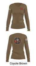 Blexen69 70949360 Women's Long Sleeve V-neck Shirt - 17