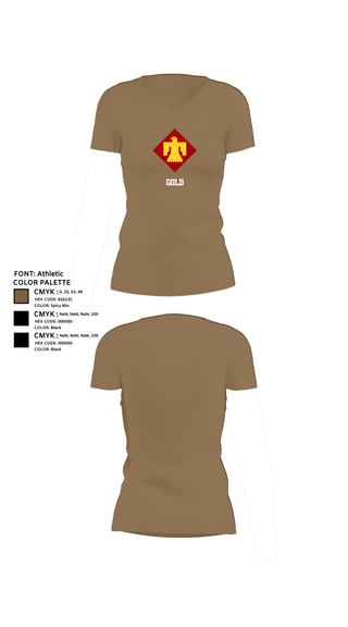 Womens Short Sleeve Vneck Shirt, GOLD, , Teamtime, Team time, sublimation, custom sports apparel, team uniforms, spirit wear, spiritwear, sports uniforms, custom shirts, team store, custom team store, fundraiser sports, apparel fundraiser