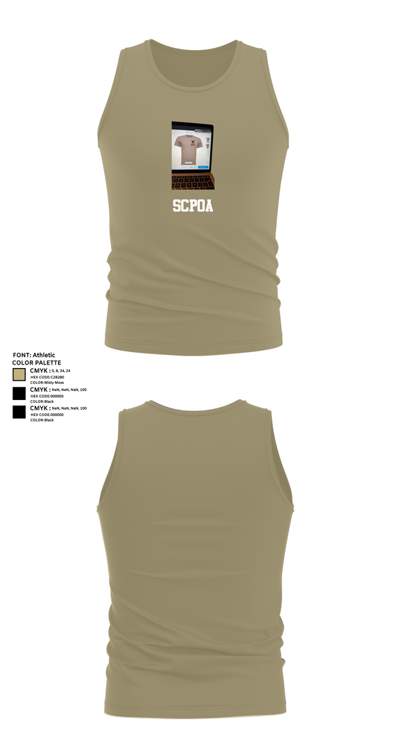 Tank Top, SCPOA, , Teamtime, Team time, sublimation, custom sports apparel, team uniforms, spirit wear, spiritwear, sports uniforms, custom shirts, team store, custom team store, fundraiser sports, apparel fundraiser