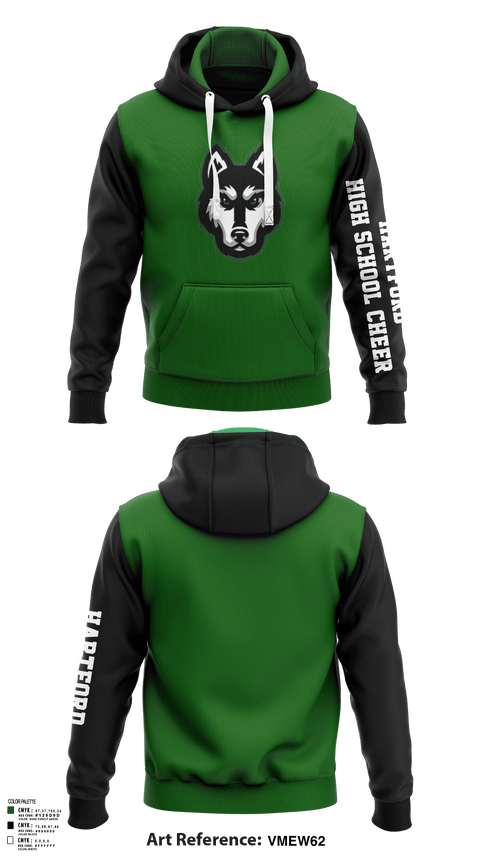 Hoodie, Hartford High School Cheer, Cheer, Teamtime, Team time, sublimation, custom sports apparel, team uniforms, spirit wear, spiritwear, sports uniforms, custom shirts, team store, custom team store, fundraiser sports, apparel fundraiser