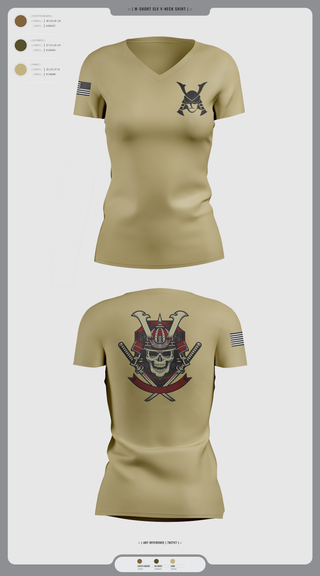 Womens Short Sleeve Vneck Shirt, RoNiN, , Teamtime, Team time, sublimation, custom sports apparel, team uniforms, spirit wear, spiritwear, sports uniforms, custom shirts, team store, custom team store, fundraiser sports, apparel fundraiser