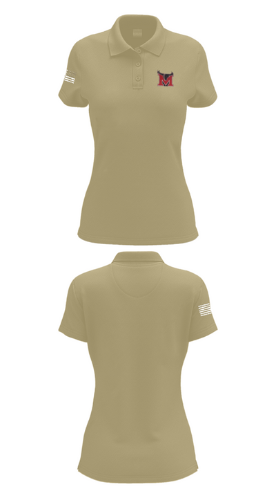 Moore Catholic High School Soccer 26340317 Women's Short Sleeve Performance Polo  - 29