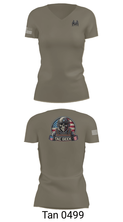 Marina Police Department 65171841 Women's Short Sleeve V-neck Shirt - 65
